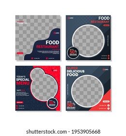 Editable Post Template Social Media Banners for Digital Marketing.