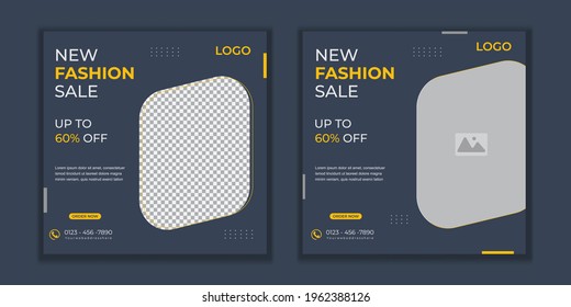Editable Post Template Social Media Banners for Digital Marketing. Promotion Brand Fashion. etc.
