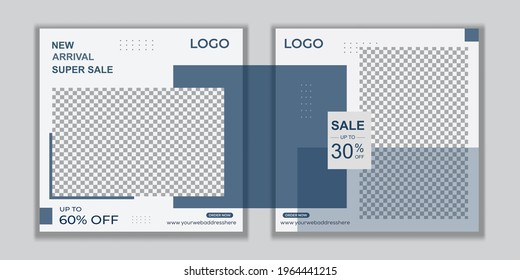 Editable Post Template Social Media Banners for Digital Marketing. Promotion Brand Fashion. etc.
