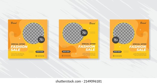 Editable Post Template Social Media Banners for Digital Marketing