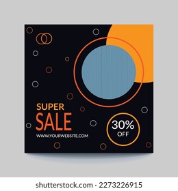Editable Post Template Social Media Banners for Digital Marketing. Promotion Brand Fashion. Stories. Streaming.