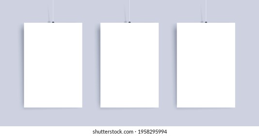 Editable poster mockups for your design. Presentation layout