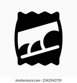 Editable potato chips bag vector icon. Part of a big icon set family. Perfect for web and app interfaces, presentations, infographics, etc
