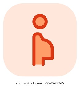 Editable pregnant woman priority seat vector icon. Part of a big icon set family. Perfect for web and app interfaces, presentations, infographics, etc