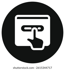 Editable press button vector icon. Part of a big icon set family. Perfect for web and app interfaces, presentations, infographics, etc