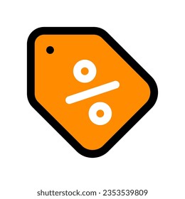 Editable price tag, discount label vector icon. Part of a big icon set family. Perfect for web and app interfaces, presentations, infographics, etc