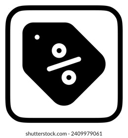 Editable price tag, discount label vector icon. Part of a big icon set family. Perfect for web and app interfaces, presentations, infographics, etc