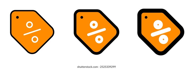 Editable price tag, discount label vector icon. Part of a big icon set family. Perfect for web and app interfaces, presentations, infographics, etc