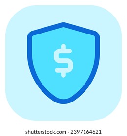 Protección editable, seguridad, icono del vector de seguro. Parte de una familia de iconos grandes. Finanzas, negocios, inversión, contabilidad. Perfecto para interfaces web y de aplicaciones, presentaciones, infografías, etc