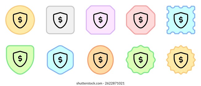Bearbeitbarer Schutz, Sicherheit, Versicherungsvektorsymbol. Teil einer großen Ikone-Set-Familie. Finanzen, Unternehmen, Investitionen, Rechnungswesen. Perfekt für Web- und App-Schnittstellen, Präsentationen, Infografiken usw.