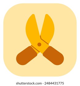 Icono de Vector de podadora editable. Jardinería, paisajismo, horticultura. Parte de una gran familia de iconos. Perfecto para interfaces de Web y App, presentaciones, infografías, etc