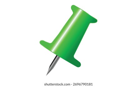 Editable  Pushpin Vector and illustration for use.