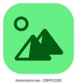 Editable pyramid vector icon. Landmark, monument, building, middle east, egypt, architecture. Part of a big icon set family. Perfect for web and app interfaces, presentations, infographics, etc