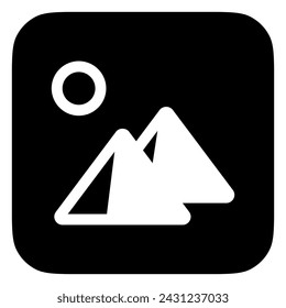 Editable pyramid vector icon. Landmark, monument, building, middle east, egypt, architecture. Part of a big icon set family. Perfect for web and app interfaces, presentations, infographics, etc