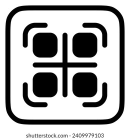 Editable qr code scanner vector icon. Part of a big icon set family. Perfect for web and app interfaces, presentations, infographics, etc