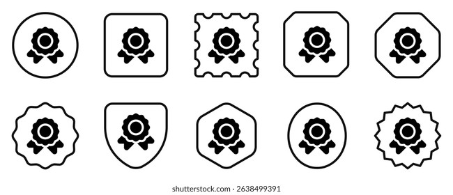 Editable quality badge vector icon. Part of a big icon set family. Perfect for web and app interfaces, presentations, infographics, etc