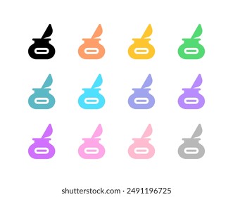Editable quill, ink pot vector icon. Part of a big icon set family. Perfect for web and app interfaces, presentations, infographics, etc