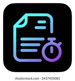 Editable quiz, examination, test, vector icon. School, education, survey. Part of a big icon set family. Perfect for web and app interfaces, presentations, infographics, etc