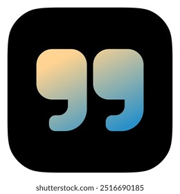 Editable quotation mark vector icon. Part of a big icon set family. Perfect for web and app interfaces, presentations, infographics, etc
