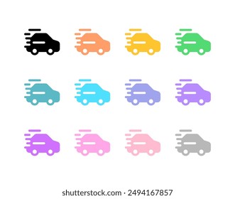 Editable racing game, racing car vector icon. Video game, game elements. Part of a big icon set family. Perfect for web and app interfaces, presentations, infographics, etc