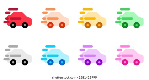 Editable racing game, racing car vector icon. Video game, game elements. Part of a big icon set family. Perfect for web and app interfaces, presentations, infographics, etc