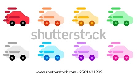 Editable racing game, racing car vector icon. Video game, game elements. Part of a big icon set family. Perfect for web and app interfaces, presentations, infographics, etc