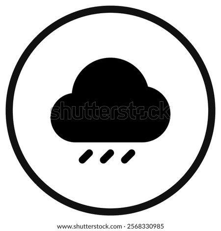 Editable rain, drizzle vector icon. Part of a big icon set family. Perfect for web and app interfaces, presentations, infographics, etc