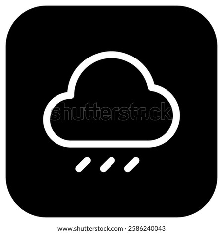 Editable rain, drizzle vector icon. Part of a big icon set family. Perfect for web and app interfaces, presentations, infographics, etc