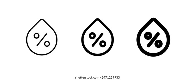 Editable rain precitipation vector icon. Part of a big icon set family. Perfect for web and app interfaces, presentations, infographics, etc