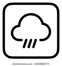 Editable rain, sleet, hail fall vector icon. Part of a big icon set family. Perfect for web and app interfaces, presentations, infographics, etc