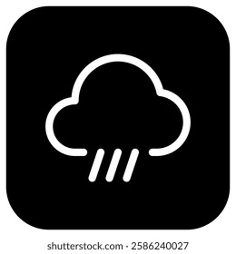Editable rain, sleet, hail fall vector icon. Part of a big icon set family. Perfect for web and app interfaces, presentations, infographics, etc