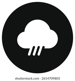 Editable rain, sleet, hail fall vector icon. Part of a big icon set family. Perfect for web and app interfaces, presentations, infographics, etc