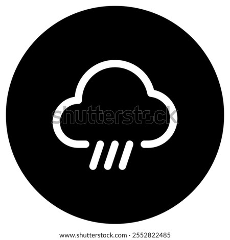 Editable rain, sleet, hail fall vector icon. Part of a big icon set family. Perfect for web and app interfaces, presentations, infographics, etc