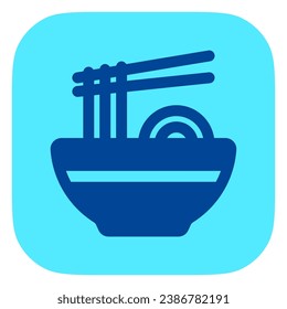 Editable ramen, noodle vector icon. Food, restaurant. Part of a big icon set family. Perfect for web and app interfaces, presentations, infographics, etc