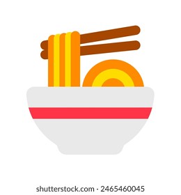 Editable ramen, noodle vector icon. Food, restaurant. Part of a big icon set family. Perfect for web and app interfaces, presentations, infographics, etc