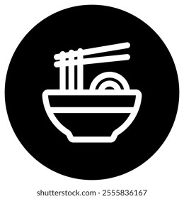 Editable ramen, noodle vector icon. Food, restaurant. Part of a big icon set family. Perfect for web and app interfaces, presentations, infographics, etc