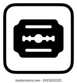 Editable razor blade vector icon. Barbershop, lifestyle, grooming. Part of a big icon set family. Perfect for web and app interfaces, presentations, infographics, etc