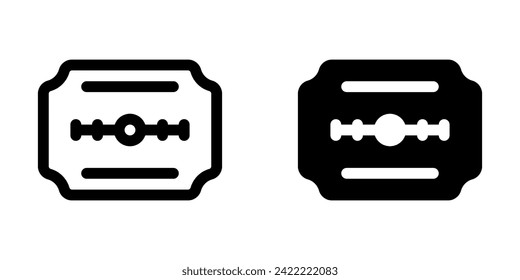 Editable razor blade vector icon. Barbershop, lifestyle, grooming. Part of a big icon set family. Perfect for web and app interfaces, presentations, infographics, etc
