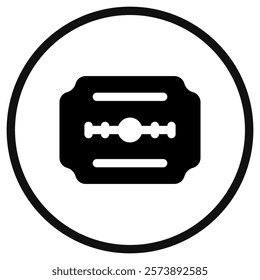 Editable razor blade vector icon. Barbershop, lifestyle, grooming. Part of a big icon set family. Perfect for web and app interfaces, presentations, infographics, etc