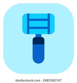 Icono de Vector de afeitar editable. Barbería, estilo de vida, aseo. Parte de una gran familia de iconos. Perfecto para interfaces de Web y App, presentaciones, infografías, etc