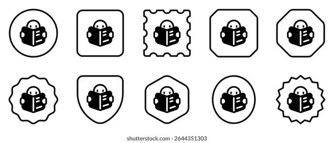 Editable reading book vector icon. Part of a big icon set family. Perfect for web and app interfaces, presentations, infographics, etc