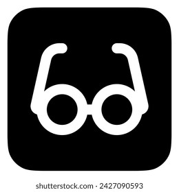 Editable reading glasses vector icon. Part of a big icon set family. Perfect for web and app interfaces, presentations, infographics, etc