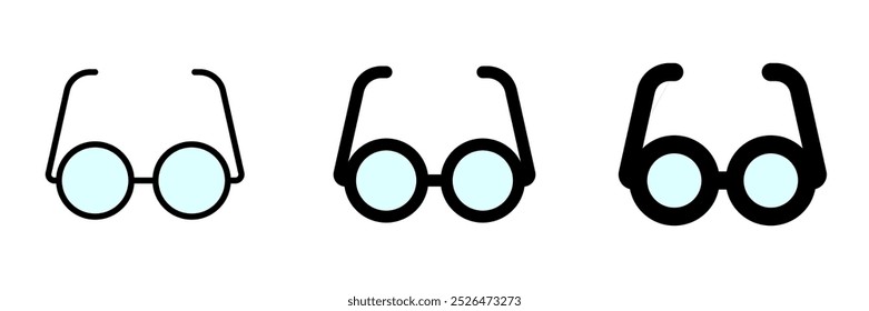 Editable reading glasses vector icon. Part of a big icon set family. Perfect for web and app interfaces, presentations, infographics, etc