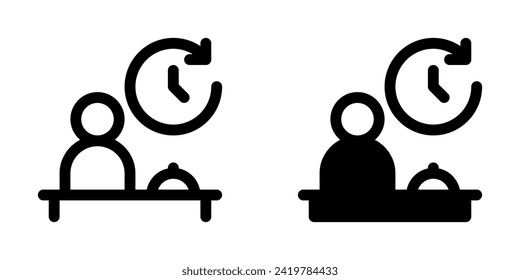 Editable receptionist vector icon. Part of a big icon set family. Perfect for web and app interfaces, presentations, infographics, etc