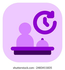 Editable receptionist vector icon. Part of a big icon set family. Perfect for web and app interfaces, presentations, infographics, etc