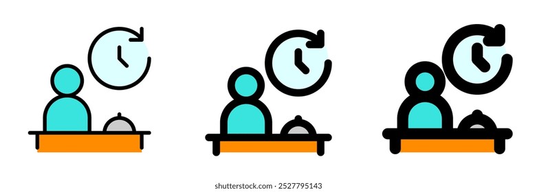 Editable receptionist vector icon. Part of a big icon set family. Perfect for web and app interfaces, presentations, infographics, etc