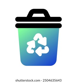 Editable recycle bin vector icon. Environment, ecology, eco-friendly. Part of a big icon set family. Perfect for web and app interfaces, presentations, infographics, etc