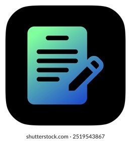 Editable registration form vector icon. Part of a big icon set family. Perfect for web and app interfaces, presentations, infographics, etc