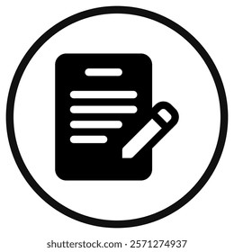 Editable registration form vector icon. Part of a big icon set family. Perfect for web and app interfaces, presentations, infographics, etc