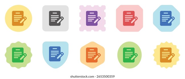 Editable registration form vector icon. Part of a big icon set family. Perfect for web and app interfaces, presentations, infographics, etc
